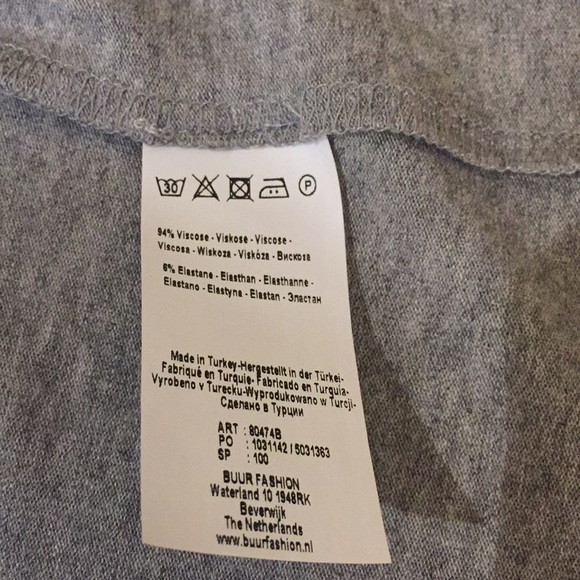 Ladies Basic By Yest Yessica Grey Melange Cardigan Sweater 80474B Size 14 - Picture 12 of 15